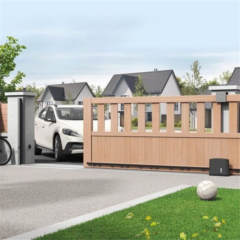 Image secondaire de Motorisation de portail coulissant - AVIDSEN - Zenia 251 - 24 V - 250 Kg - 4 m