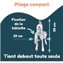 Chaise haute multipositions - BAMBISOL - Inclinable - Jusqu'a 3 ans - Beige / Blanc