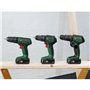 Perceuse a percussion - AdvancedImpact - 18V-80 - 2 batteries 2,5 Ah - Mandrin métallique 13 mm - Sans fil