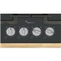 Table de cuisson a gaz - BOSCH Série 6 - 4 foyers - 52 x 59 x 4,5 cm - PPP6A6I40 - Noir