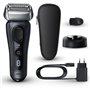 Rasoir - BRAUN - SERIES 8 8513s - 4 éléments rasage - Wet&Dry - 60 min - Noir