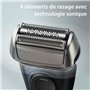 Rasoir - BRAUN - SERIES 8 8513s - 4 éléments rasage - Wet&Dry - 60 min - Noir