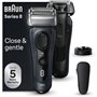Rasoir - BRAUN - SERIES 8 8513s - 4 éléments rasage - Wet&Dry - 60 min - Noir