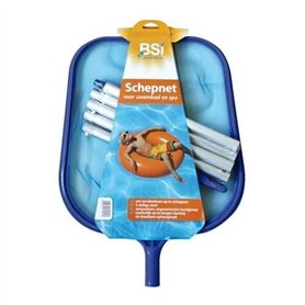 Epuisette - BSI - Epuisette de surface - Démontable - Pour ôter les feuilles et insectes - Pour piscine - 140cm