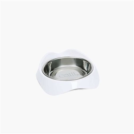 Gamelle pour chat - CATIT - PIXI - 200ml - Bols en acier inoxydable amovibles - Blanc