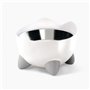 Gamelle pour chat - CATIT - PIXI - 200ml - Surélevée - Bols en acier inoxydable amovibles - Blanc