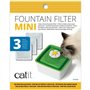 Filtre pour fontaine a eau pour chat a fleur mini - CATIT - Flower mini - Double action - 3 pieces
