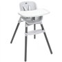 Chaise haute - CHICCO -  Zest - Des 6 mois - Gris