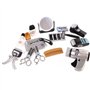 Set coiffeur - Jeu d'imitation Barbier - CLEMENT CLEMENTINE - Tondeuse, seche-cheveux, rasoirs - Des 3 ans