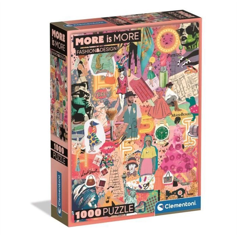 CLEMENTONI - Compact 1000 pieces - More is more - Fashion & Design