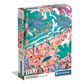 CLEMENTONI - Compact 1000 pieces - Sunday at the Beach