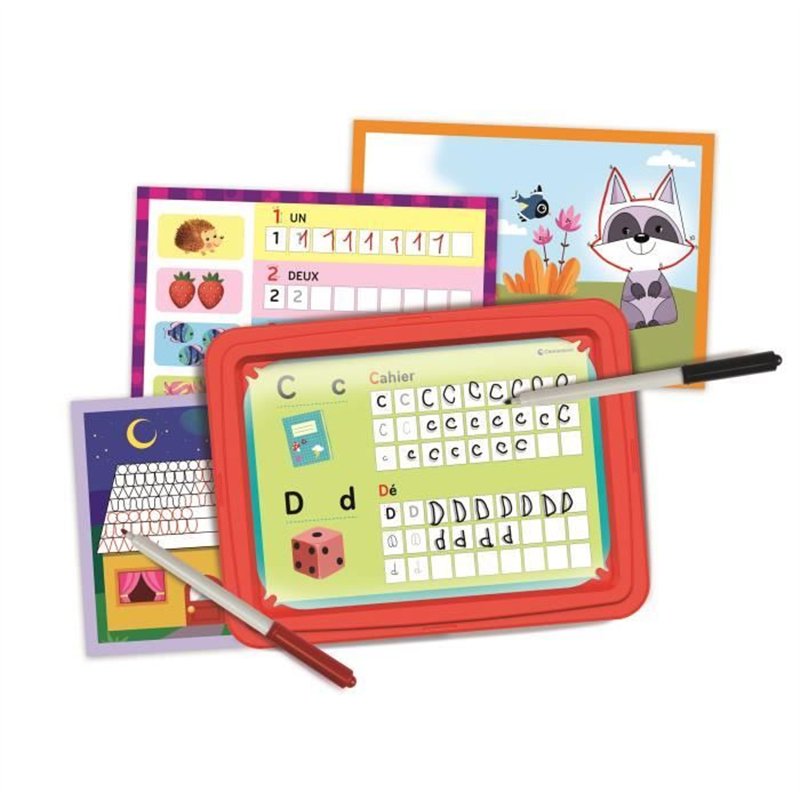 Image secondaire de Jeu d'écriture pour enfants - Clementoni - Mon atelier d'écriture - Alphabet et pré-écriture