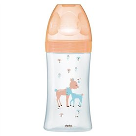 Dodie Biberon Sensation+ Anti-Coliques en Verre +0m Beige Biche 270ml