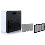 Chauffage céramique - 2500 W - DOMO - DO7344H - 34,8 x 18,3 x 35,2 cm - Blanc