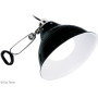Lampe d'éclairage pour terrarium - EXO TERRA - Glow Light S - Pince avec douille porcelaine - Réflecteur lumineux - Jour/nuit - 