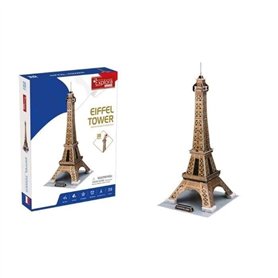 Puzzle 3D - Tout Eiffel - Jeu de construction - EXPLORA - 39 pieces - Des 5 ans