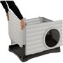 Niche - FERPLAST - PETVILLA 50 - 38,5 x 43 x 38,5 cm -  Blanc / Gris