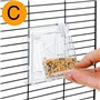 Cage canaris - FERPLAST - PIANO 4 - 59 x 33 x 55 cm - Blanc