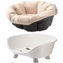 Corbeille - FERPLAST - SOFA THRONE 4 - Avec coussin - Blanc