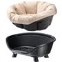 Corbeille - FERPLAST - SOFA THRONE 4 - Avec coussin - Noir