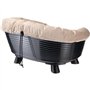 Corbeille - FERPLAST - SOFA THRONE 4 - Avec coussin - Noir
