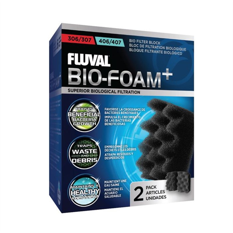 Bloc de mousses bio FLUVAL pour aquarium - 306 406 - Filtration bio et mécanique
