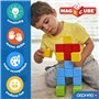 Blocs magnétiques - GEOMAG - Magicube 060 - 6 pieces - Empilables - Plastique recyclé