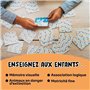 Jeux éducatifs - GEOMAG - Ecologic Memo Animals at Risk - Jeu de mémoire - Animaux en voie de disparition - Association bébé/par