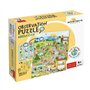Jeux éducatifs - GEOMAG - Observation Puzzle Green City - Puzzle écologique - Découverte des villes durables - Poster inclus