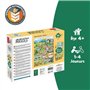 Jeux éducatifs - GEOMAG - Observation Puzzle Green City - Puzzle écologique - Découverte des villes durables - Poster inclus
