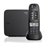 Téléphone Fixe Gigaset E630 Noir - Résistant aux chocs, a l'eau et a la poussiere - Mains libres - ID d'appelant