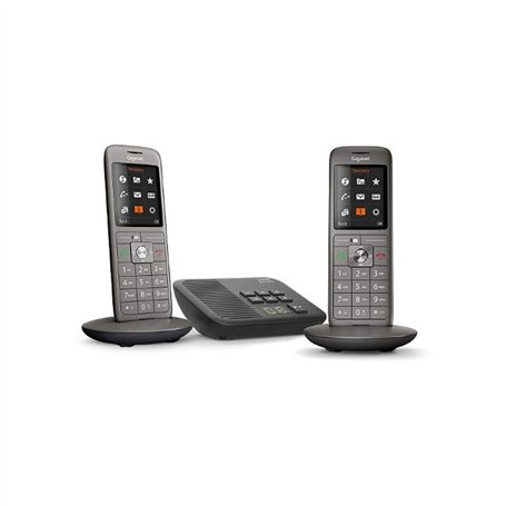 GIGASET Téléphone Fixe CL 660 A Duo Anthracite