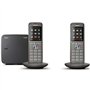 GIGASET Téléphone Fixe CL 660 A Duo Anthracite