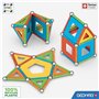 Jeu de construction magnétique - GEOMAG - Supercolor Panels Recycled 52 pieces - Jouet éducatif - 3D - Durable