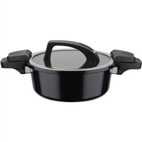 Cuiseur basse pression - GSW - 24 cm - 4 L - Aluminium forgé - Induction - Noir