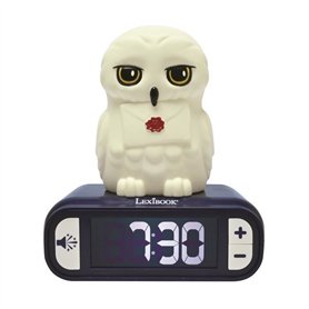 Réveil veilleuse digital LEXIBOOK - Hedwige - 3D lumineux et sonore - Enfant