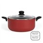 Faitout 28 cm - Livoo - MEP151R - Rouge
