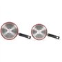 Set de 2 casseroles - LIVOO - MEP154R - Antiadhésif sans PFOA ni PFOS - Manche silicone - Tous feux dont induction
