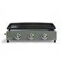 Plancha gaz - LIVOO - DOC324 - 3 brûleurs - Vert / Noir