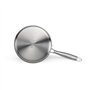 Brigade - Casserole en acier inoxydable 18 cm - LIVOO - MEP160 - Acier inoxydable Triply - Tous feux dont induction - Made in Fr
