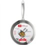 Brigade - Casserole en acier inoxydable 20 cm - LIVOO - MEP161 - Acier inoxydable Triply - Tous feux dont induction - Made in Fr
