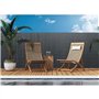 Canisse PVC double face - NATURE - 1 x 3 m - 1600 g/m² - Occultant 4/5 - Anti-UV - Gris clair
