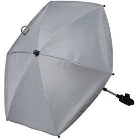 Ombrelle pour poussette - BAMBISOL - Orientable - 71 cm - Gris