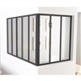 Poteau d'angle - OPTIMUM - H50 X L30 cm - Noir