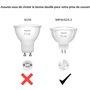 Ampoule connectée - PHILIPS HUE - MR16 - Lumiere blanche et colorée - Compatible bluetooth - Fonctionne avec App et voix