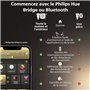 Ampoule connectée - PHILIPS HUE - MR16 - Lumiere blanche - Compatible bluetooth - Lot de 2 - Fonctionne avec App et voix
