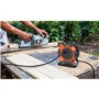 Enrouleur - QUARX - Bricolage - 15m, H05VV-F 3G1,5mm², disjoncteur thermique