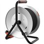 Enrouleur - QUARX - Chantier - 40m, H05VV-F 3G1,5mm², tambour métallique