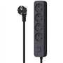 Multiprise - QUARX - 4 prises - Avec 3 ports USB, câble 1,5m