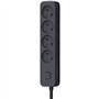 Multiprise - QUARX - 4 prises - Avec 3 ports USB, câble 1,5m